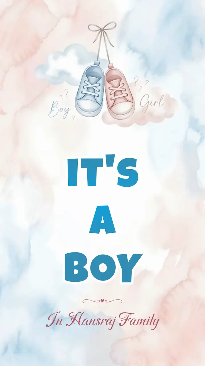 IM201 | Baby Boy Gender Announcement