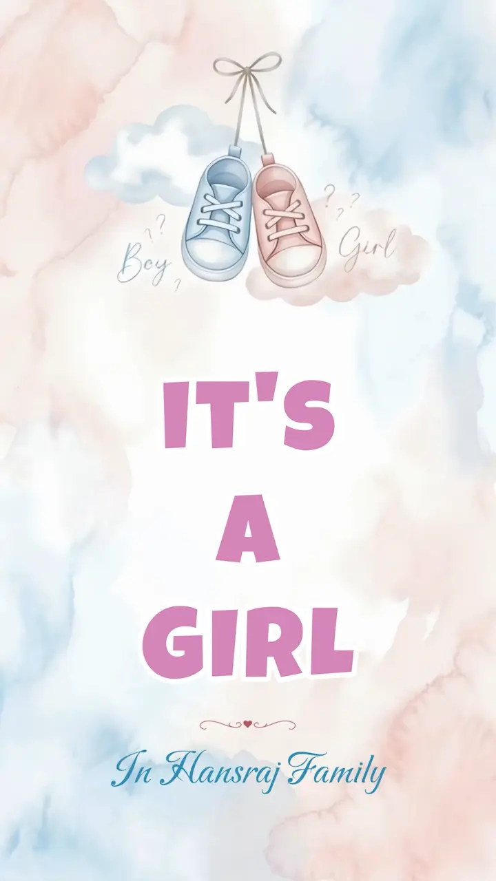 IM202 | Baby Girl Gender Announcement